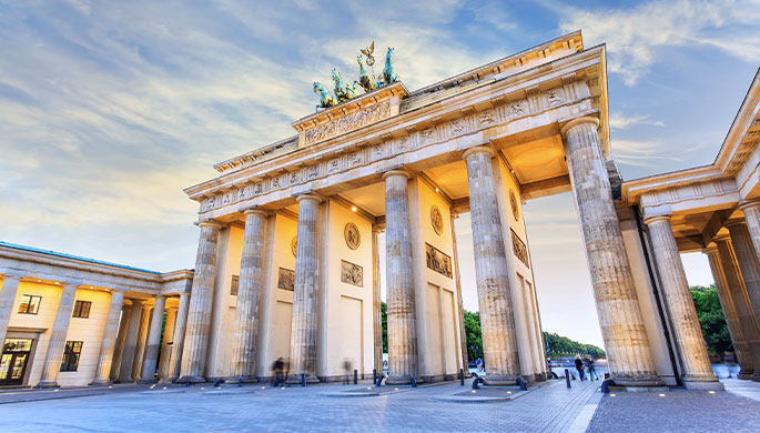 Das Brandenburger Tor steht stellvertretend f&uuml;r Berlin als Standort f&uuml;r Weiterbildung, Qualifizierung und berufliche Entwicklung.